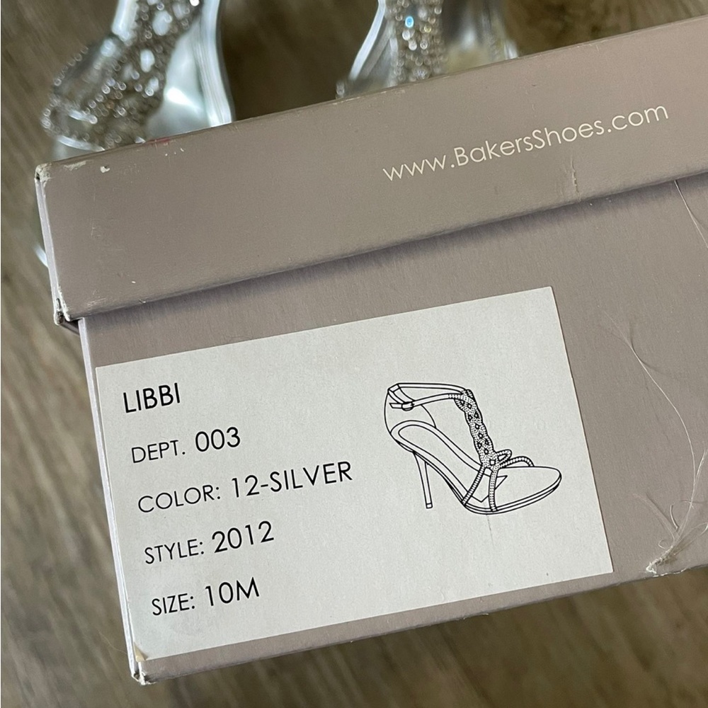 Women’s Silver Diamond Heels (10) - Picture 5 of 6